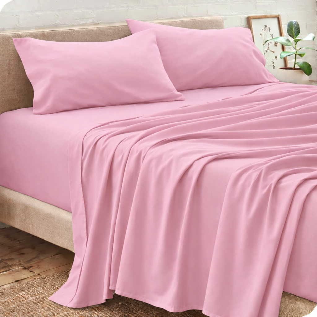 Drap Addict Couleur Unie – 01 Drap + 02 Taies - 03 Places