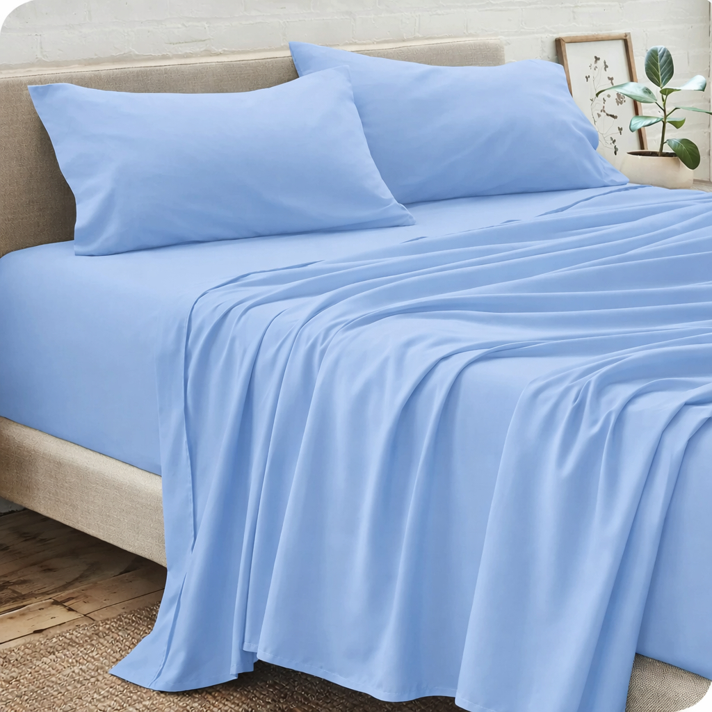 Drap Addict Couleur Unie – 01 Drap + 02 Taies - 03 Places