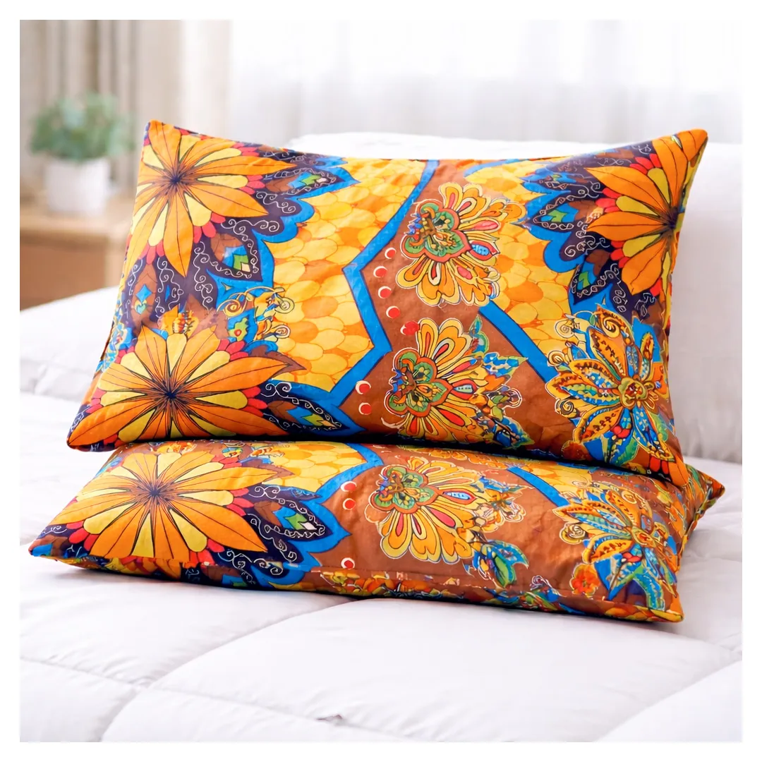 02 Oreillers basique avec motif PH2  de dimenssions  50x70 cm