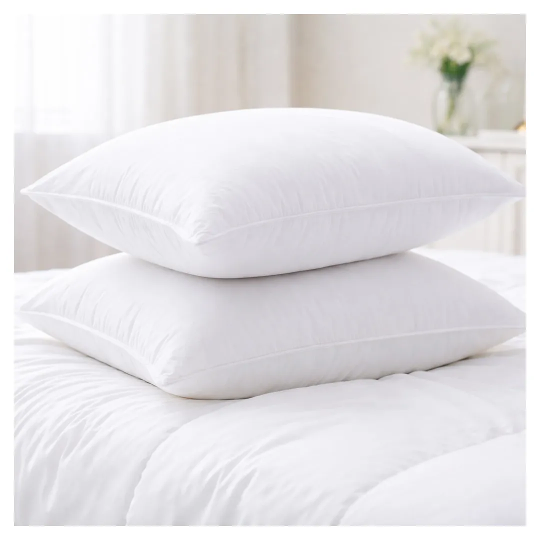 02 Oreillers Basique en Couleur Unie