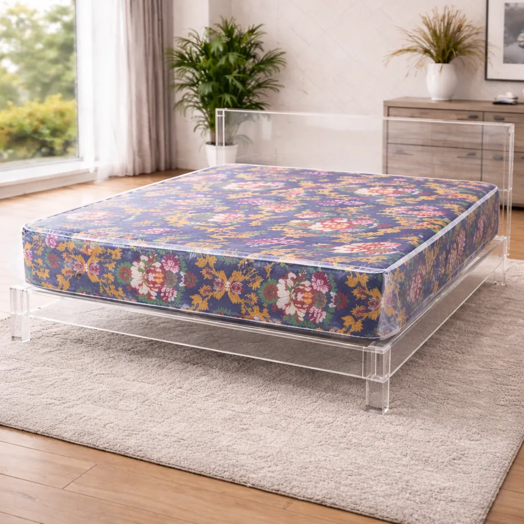 Matelas 2 Places Confort Floral – Haute Résilience – Design Élégant