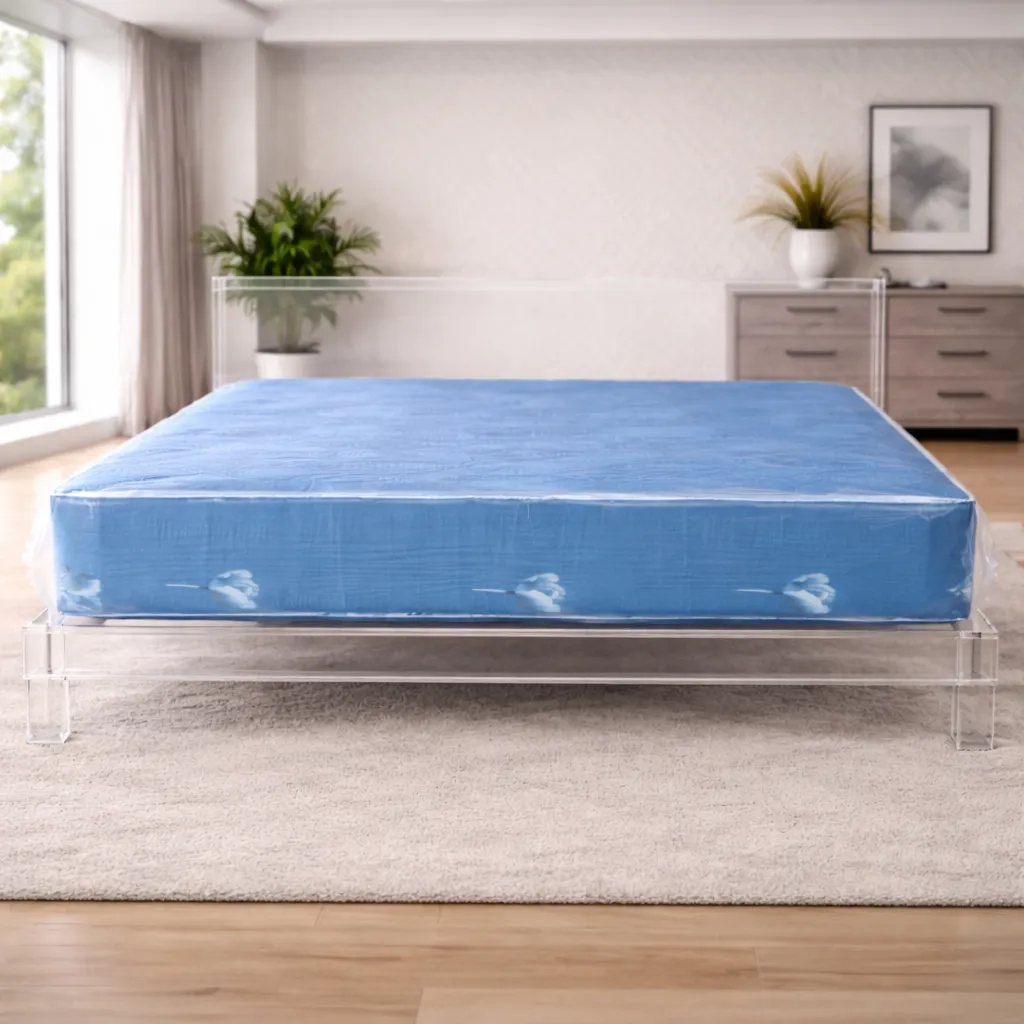 Matelas 2 Places Confort Classique Bleu – Soutien Ferme – Haute Résilience