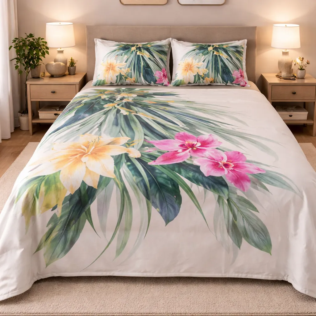 Parure de lit Tropical Floral