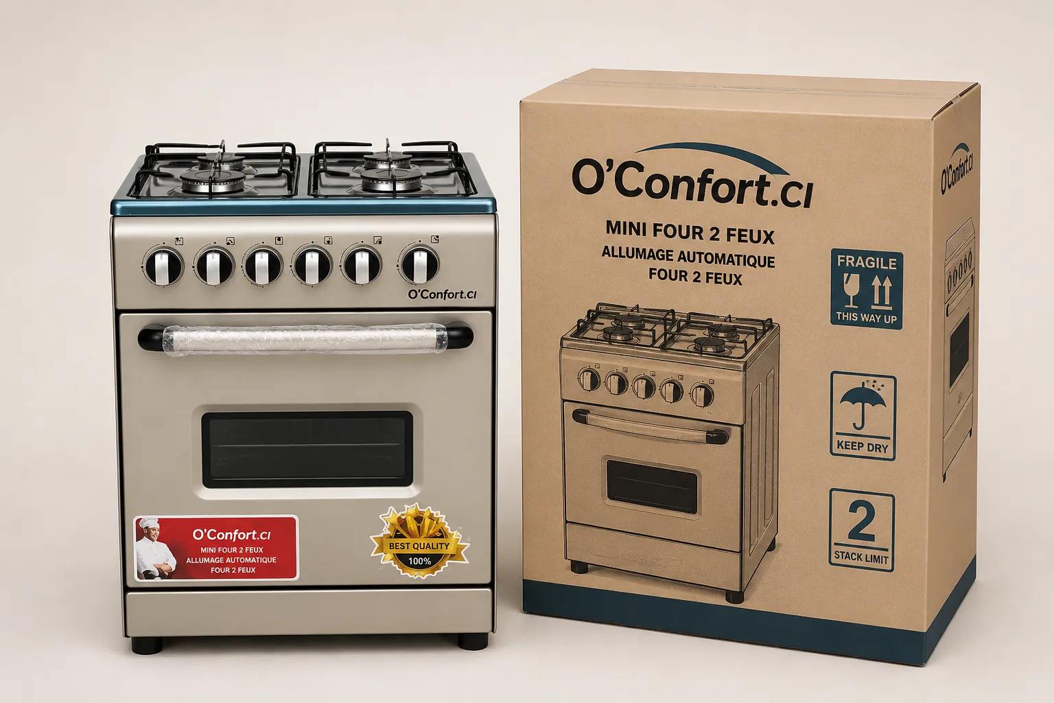 Cuisinière Fiesta – Élégance, Solidité & Cuisson Maîtrisée