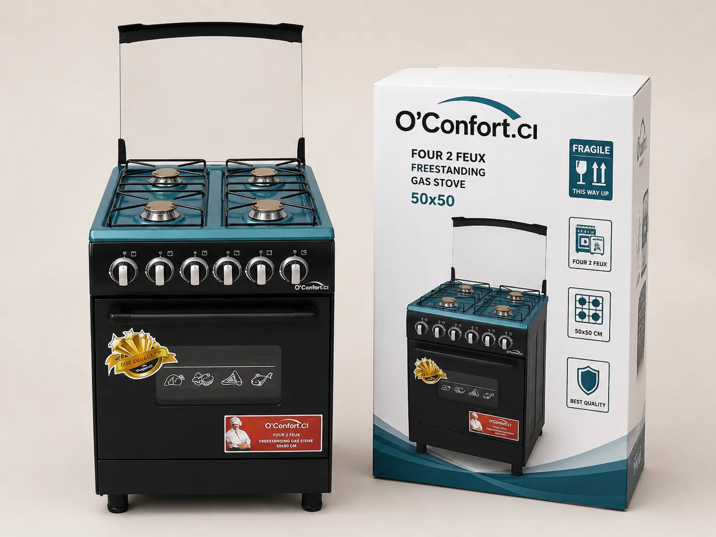 Cuisinière Fiesta 50×50 – Compacte, Pratique & Performante