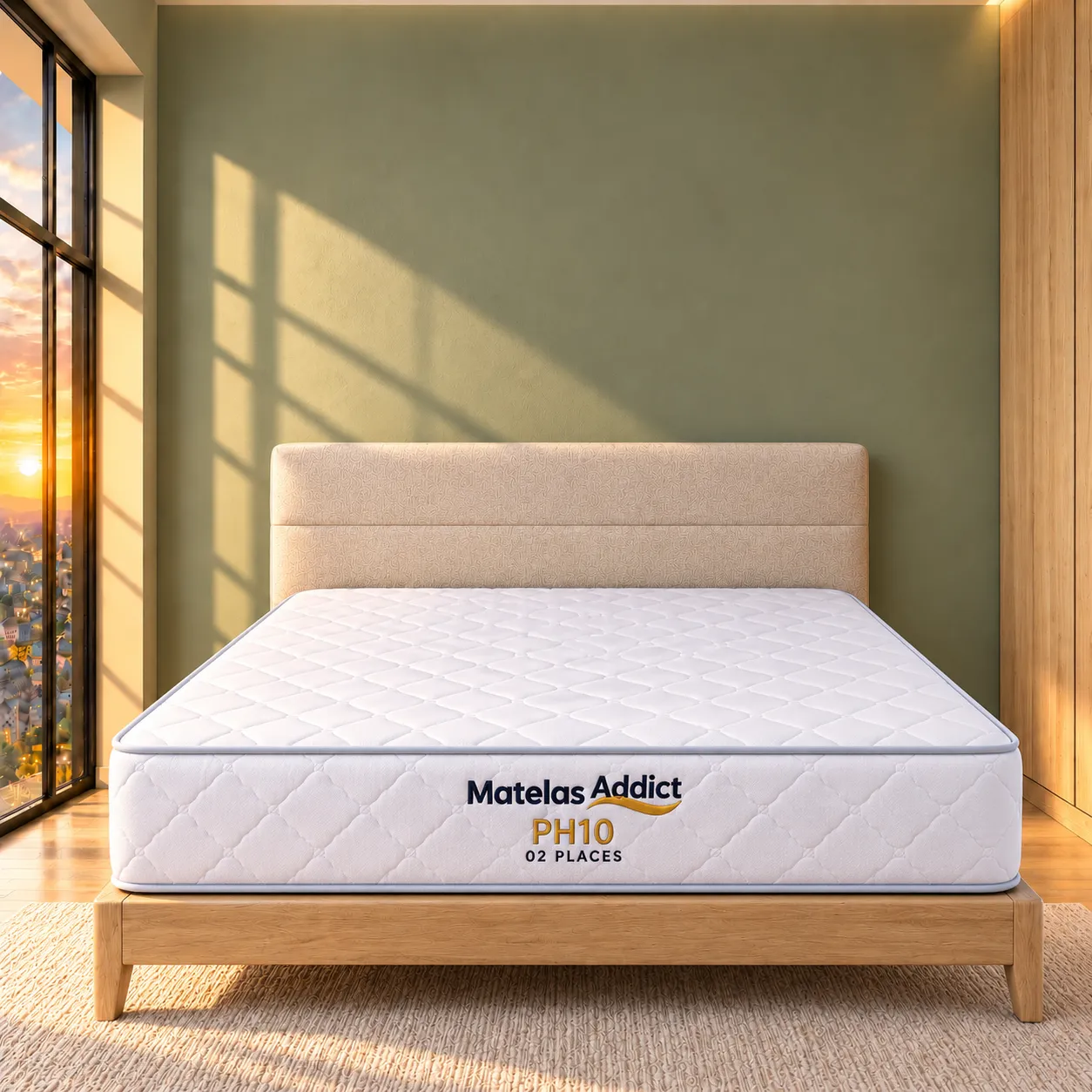 MATELAS ADDICT FERME - 2,5 Place - 160cmx190cm SONAMI