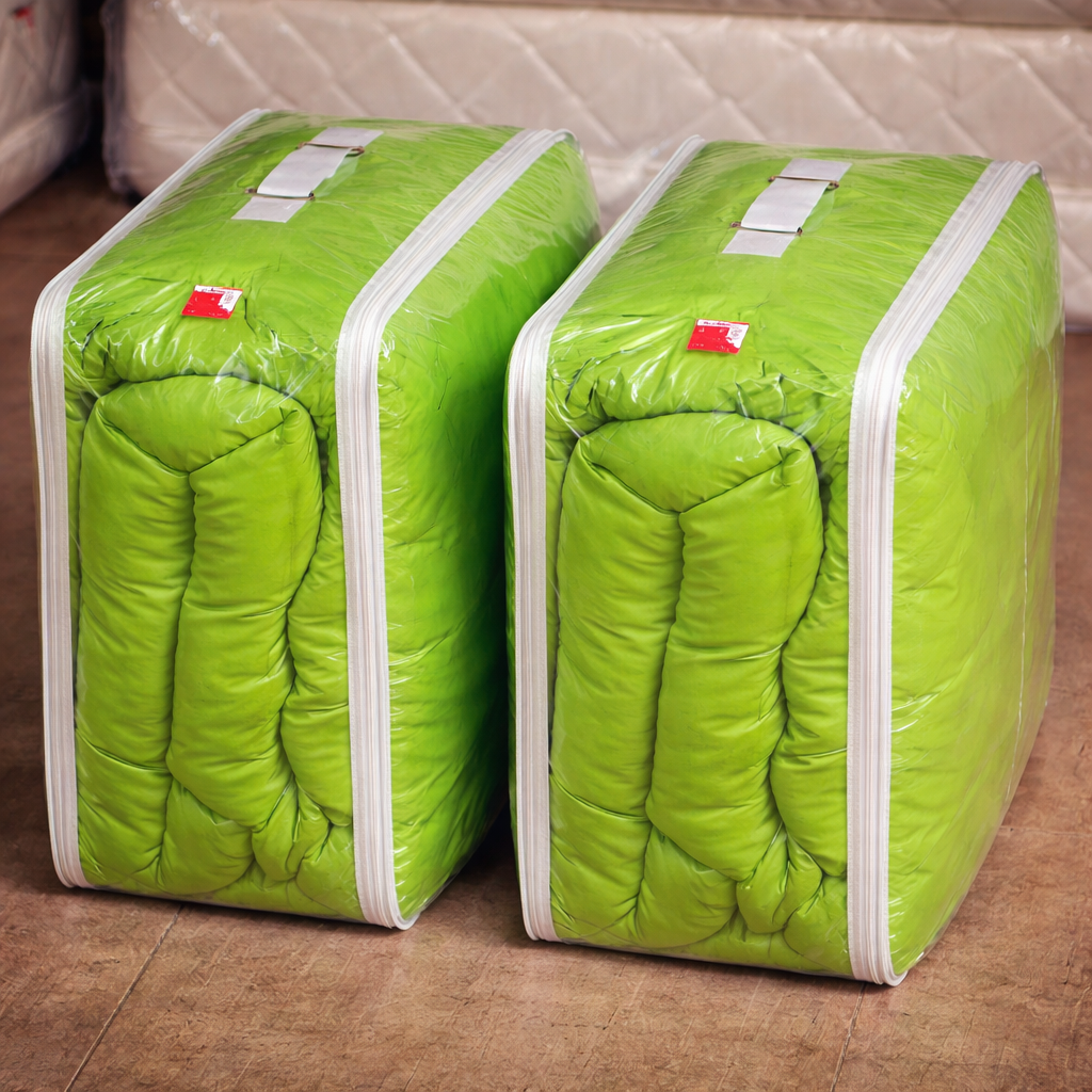 Couette de couleur verte unie 02 places