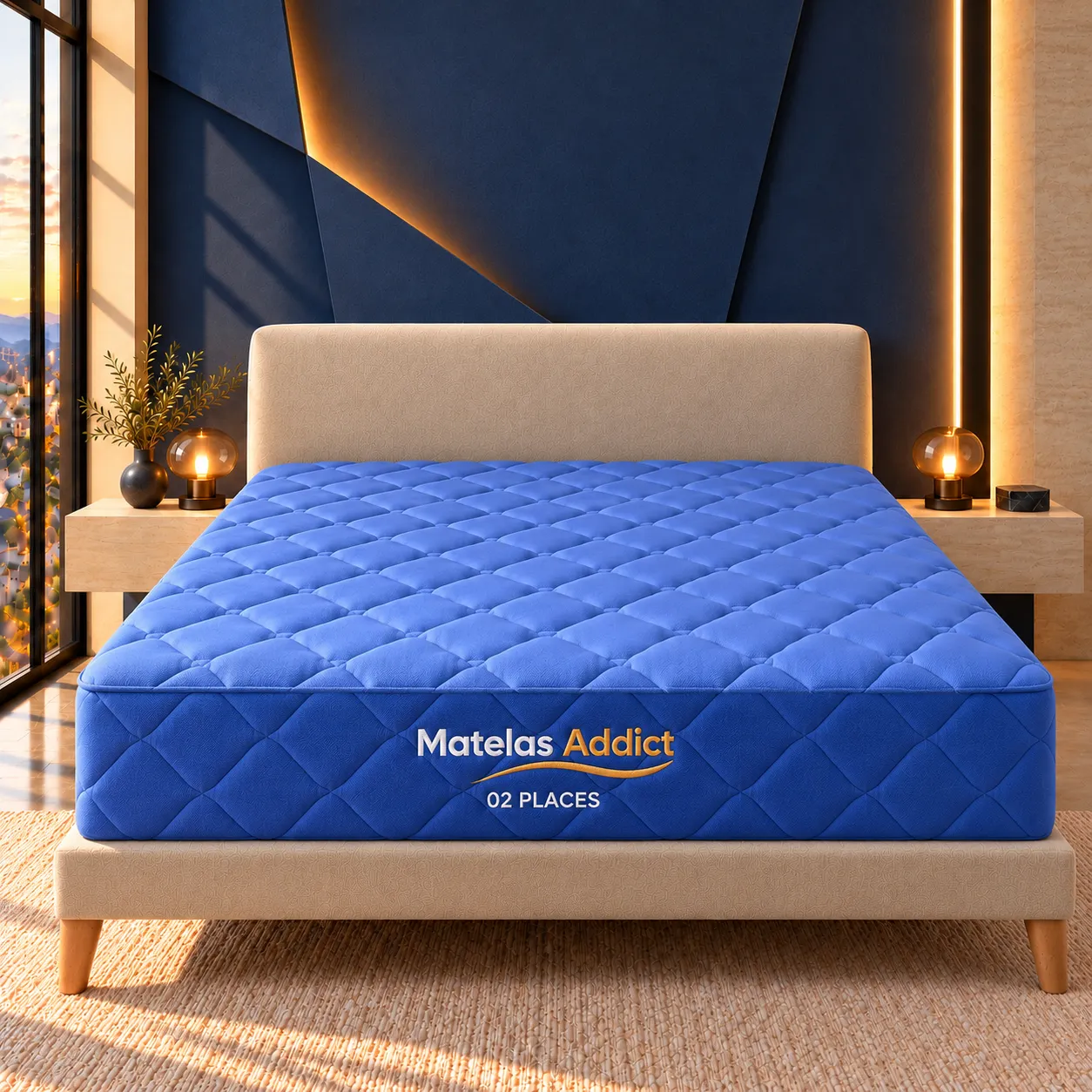 MATELAS ADDICT FERME - 2,5 Place - 160cmx190cm SONAMI